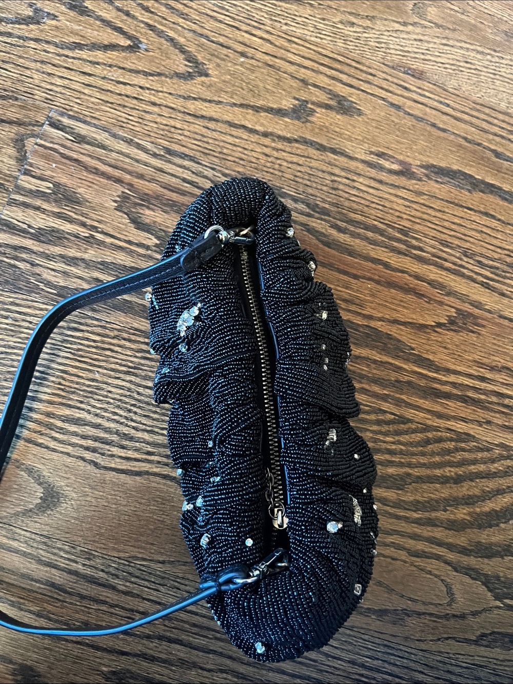 STAUD Starry Night Bean Gathered Crystal-embellished Beaded Bag - Picture 5 of 7